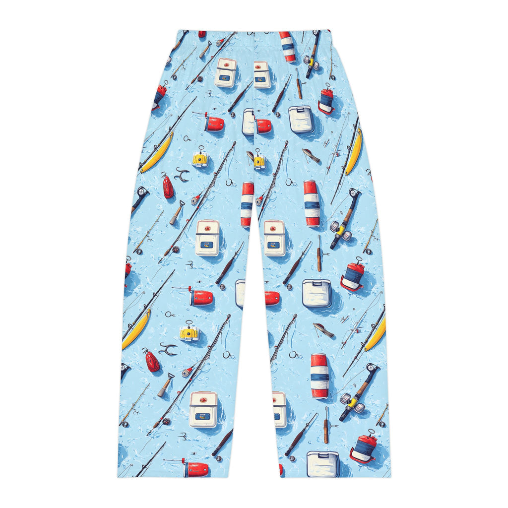 Fishing Pattern Pajama Pants — Men’s Lounge Sleepwear