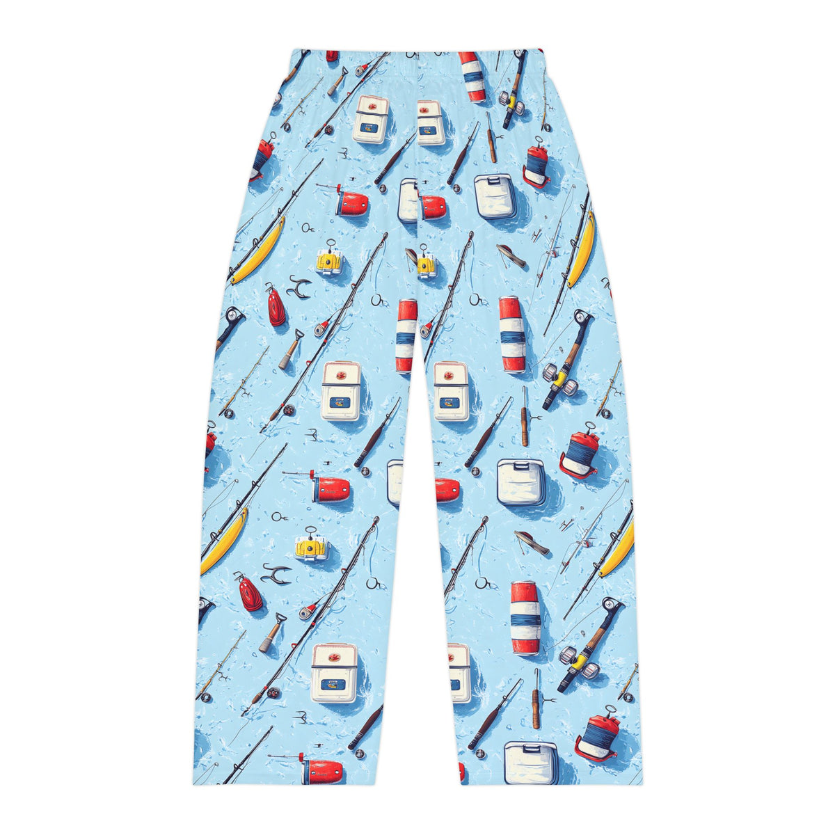 Fishing Pattern Pajama Pants — Men’s Lounge Sleepwear