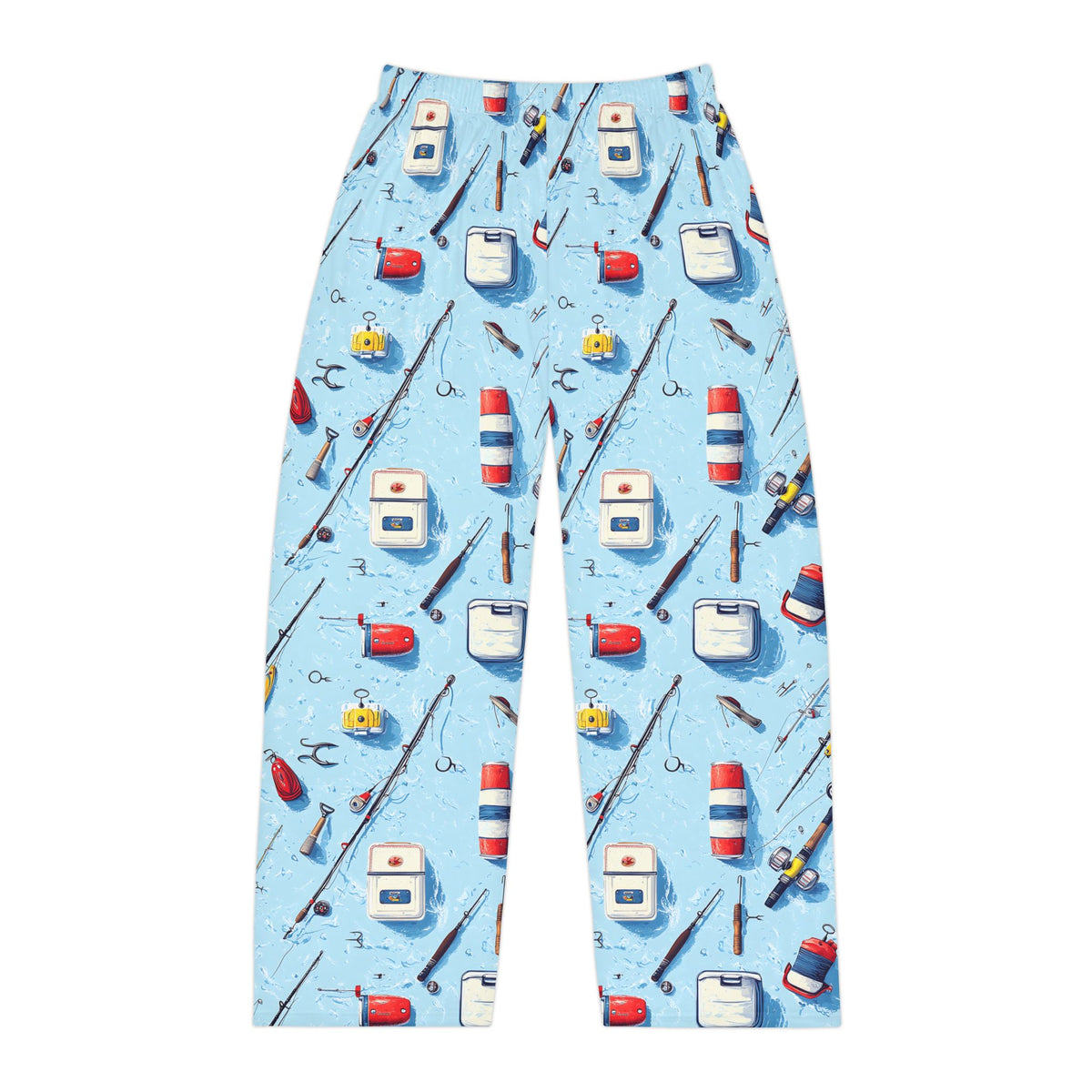 Fishing Pattern Pajama Pants — Men’s Lounge Sleepwear