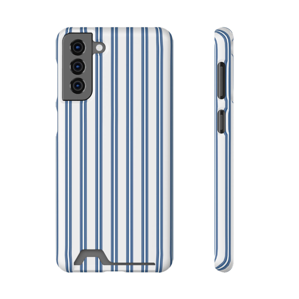 Blue Floral Card Holder Phone Case