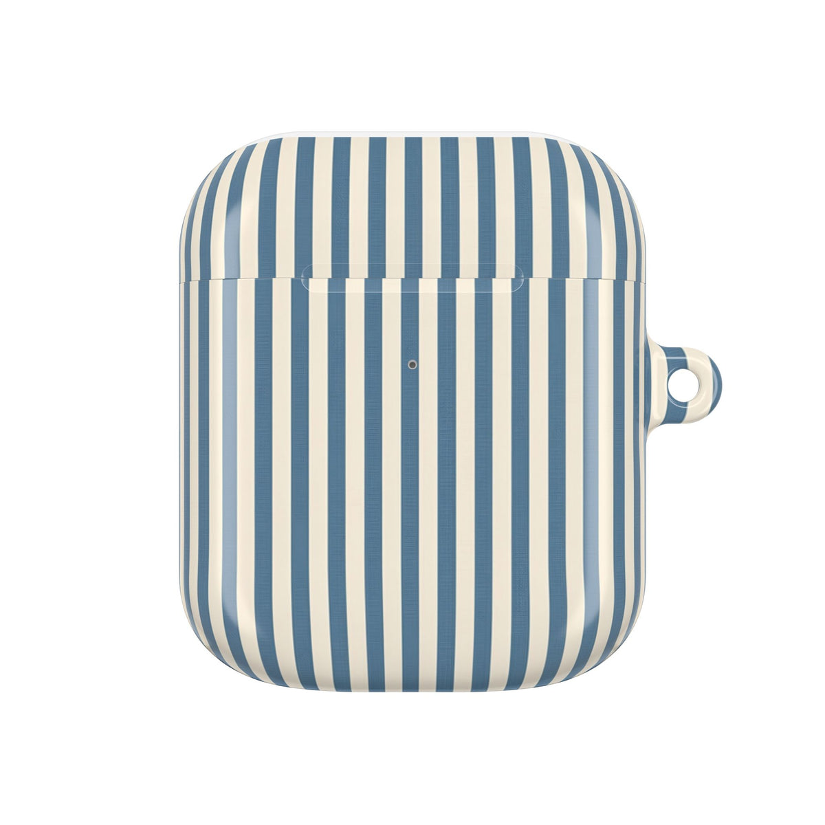 AirPod Case — Blue Toile Cityscape Pattern