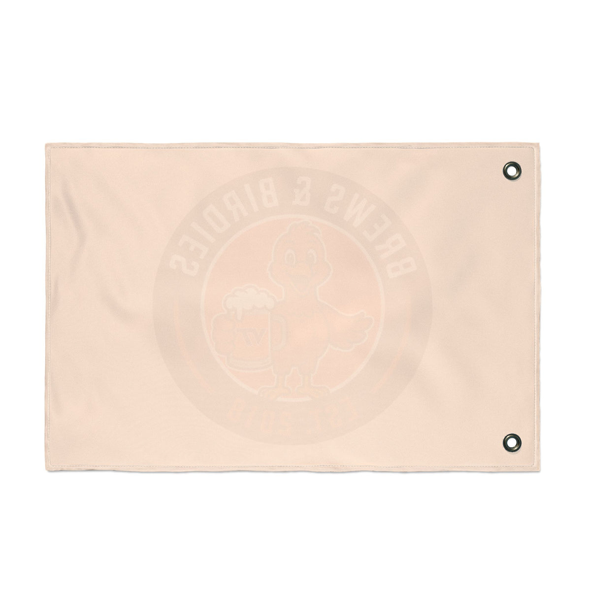 Brews & Birdies Double-Sided Flag — Beer Club Golf Team Banner (Est. 2018)
