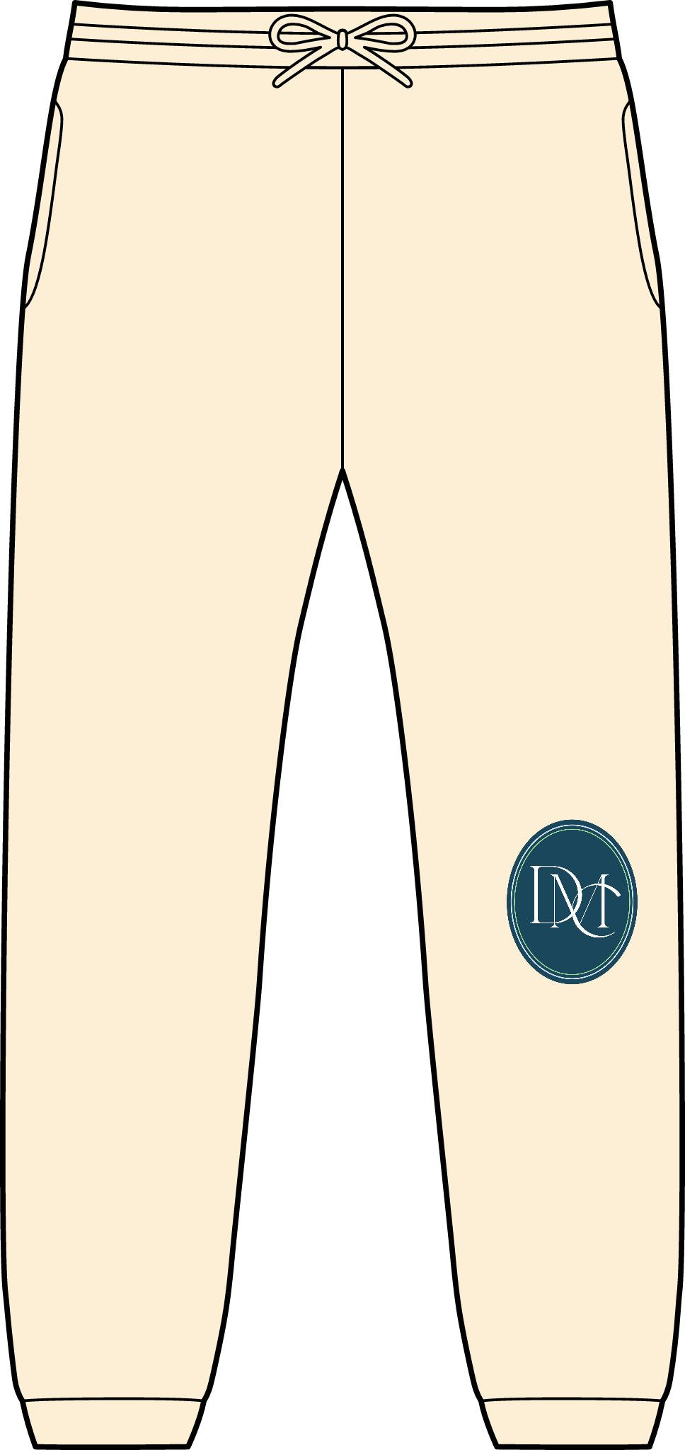 Flyer Joggers — Minimal Monogram Track Pants