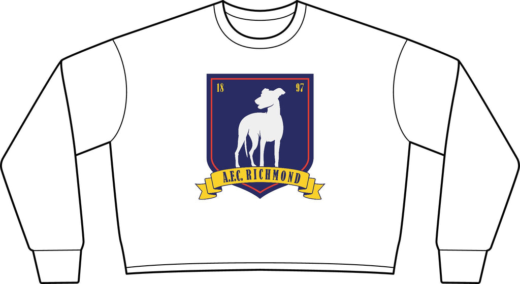 Sheep Crest Crop Sweatshirt — A.E.C. Richmond Logo Crewneck