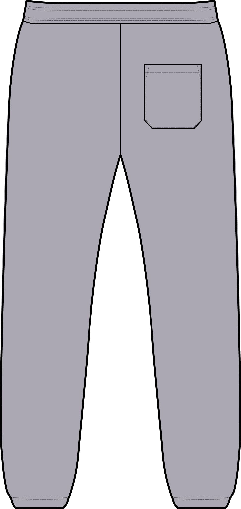 Surplus Track Pants – Minimal Logo Grey Joggers