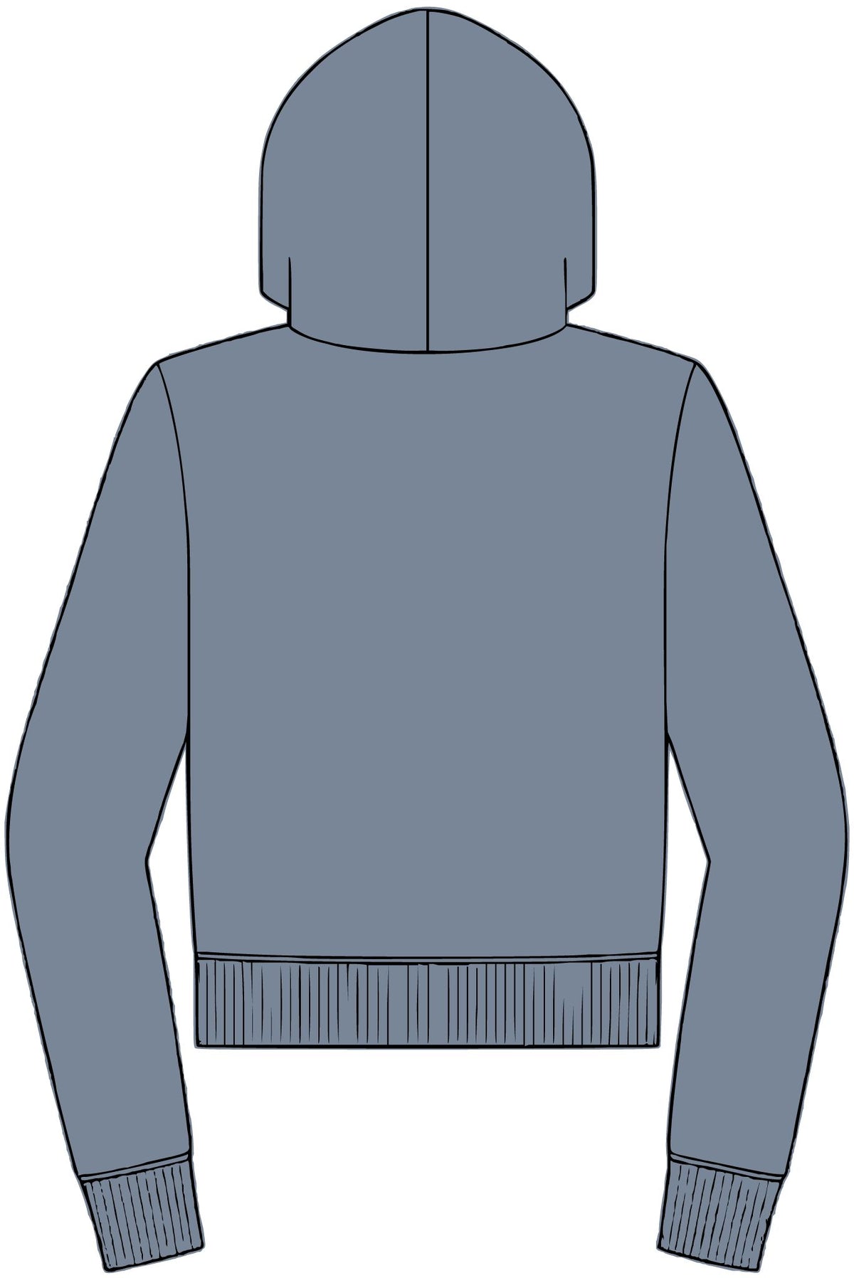 Women’s V.I.T. Fleece Full-Zip Hoodie — Monogram Logo Zip-Up Hooded Sweatshirt