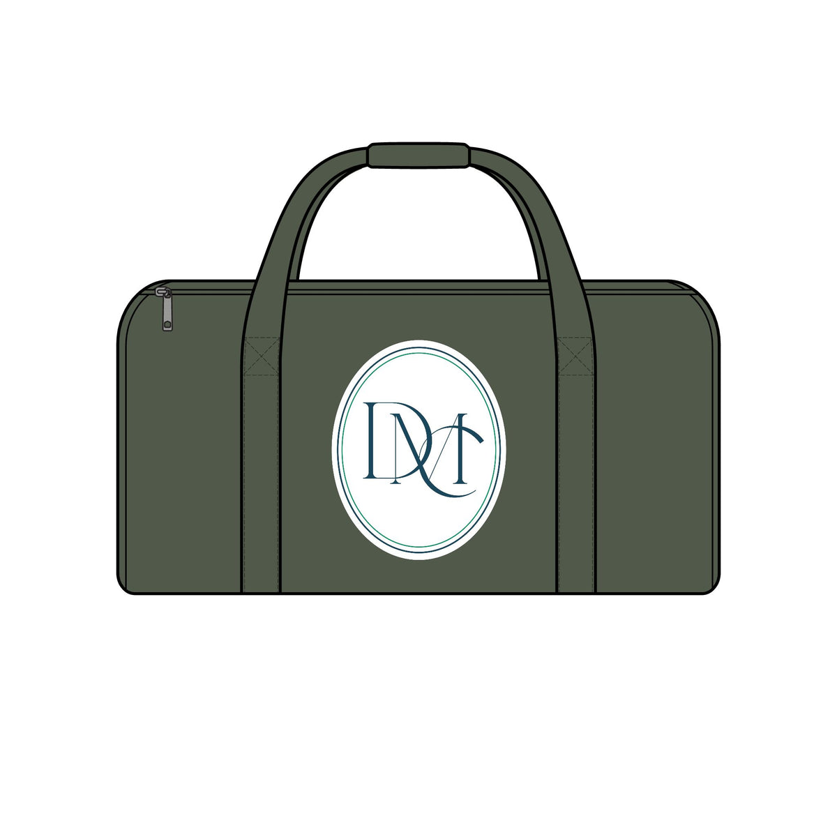 Personalized Olive Green Duffle Bag – Monogram Escape Travel Bag