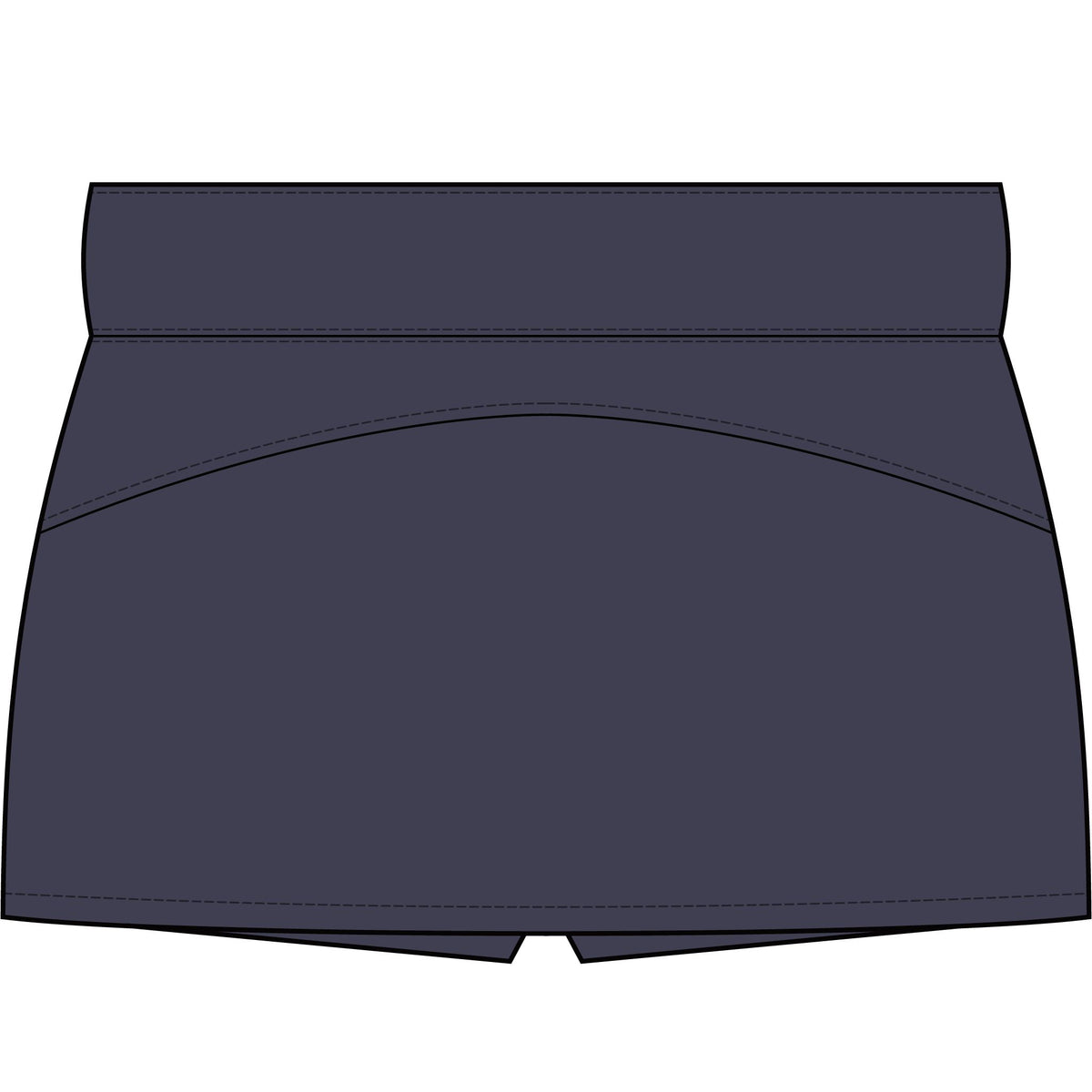 Skort — Monogrammed Circle Logo Athletic Skort