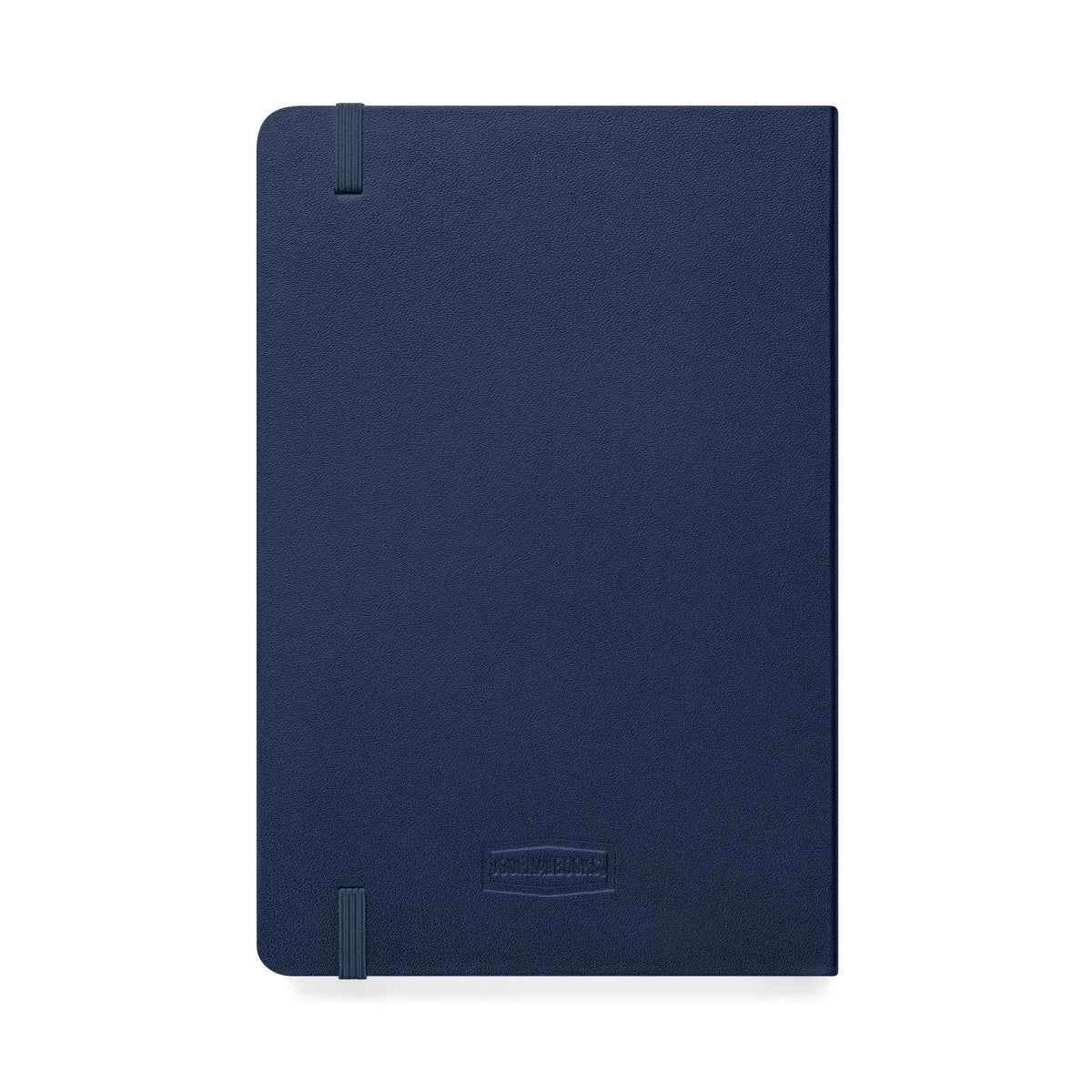 Monogrammed Navy Crest Hardcover Notebook — Personalized Initials Journal