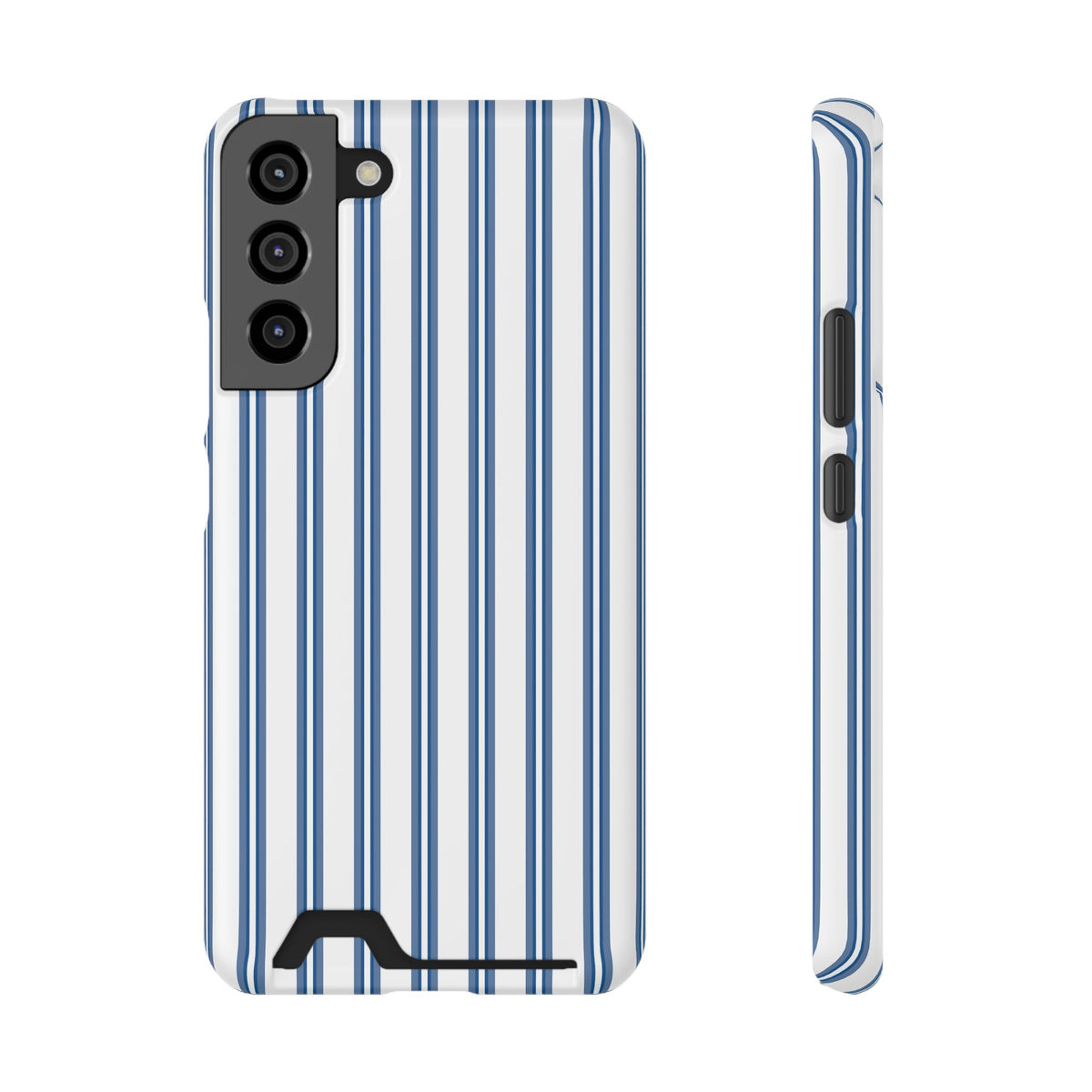 Blue Floral Card Holder Phone Case