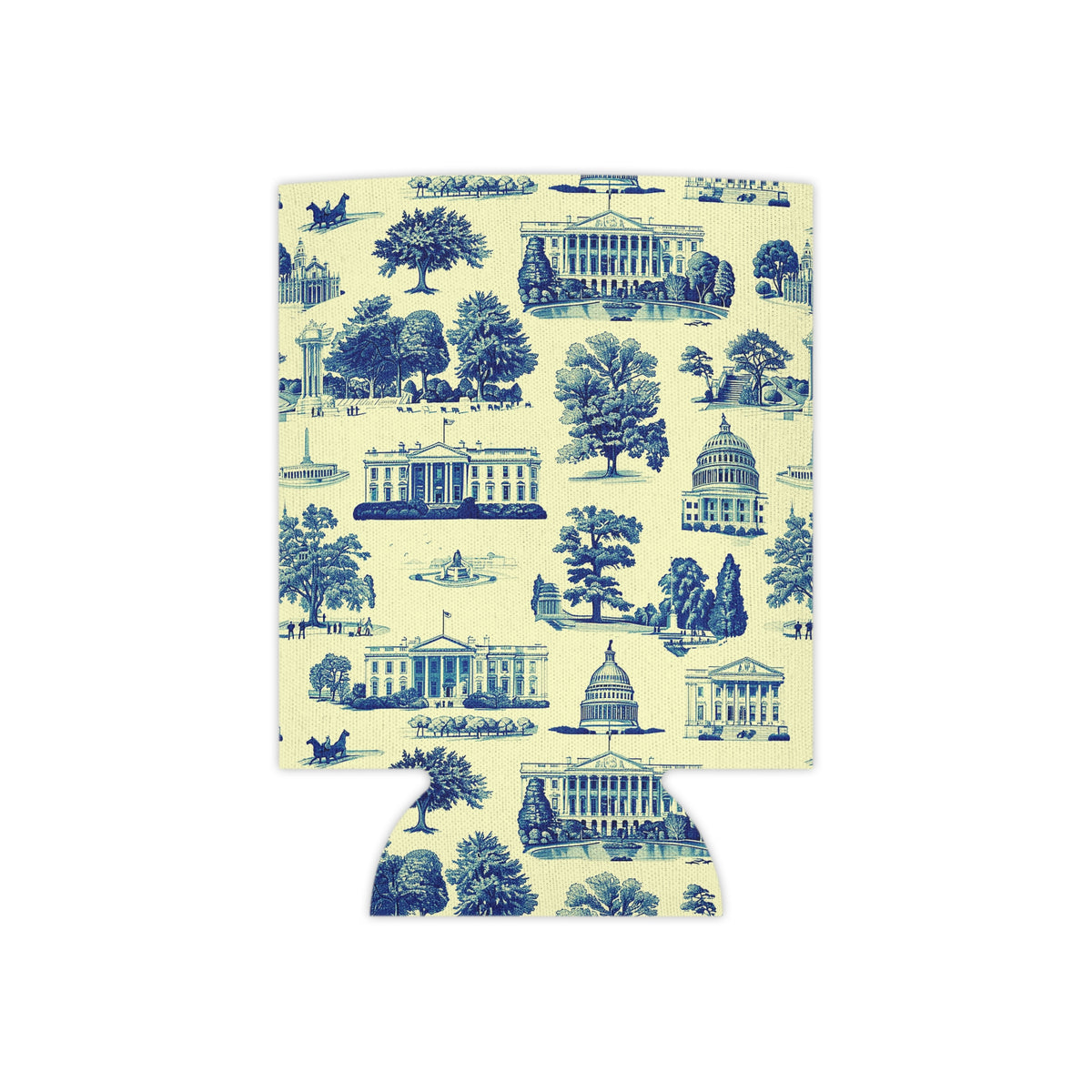 Washington DC Toile Can Cooler