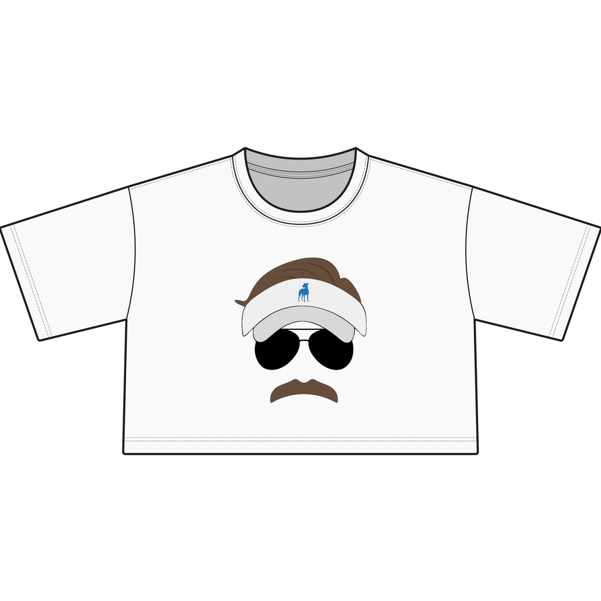 Cropped T-Shirt — A.F.C. Richmond Crest Graphic