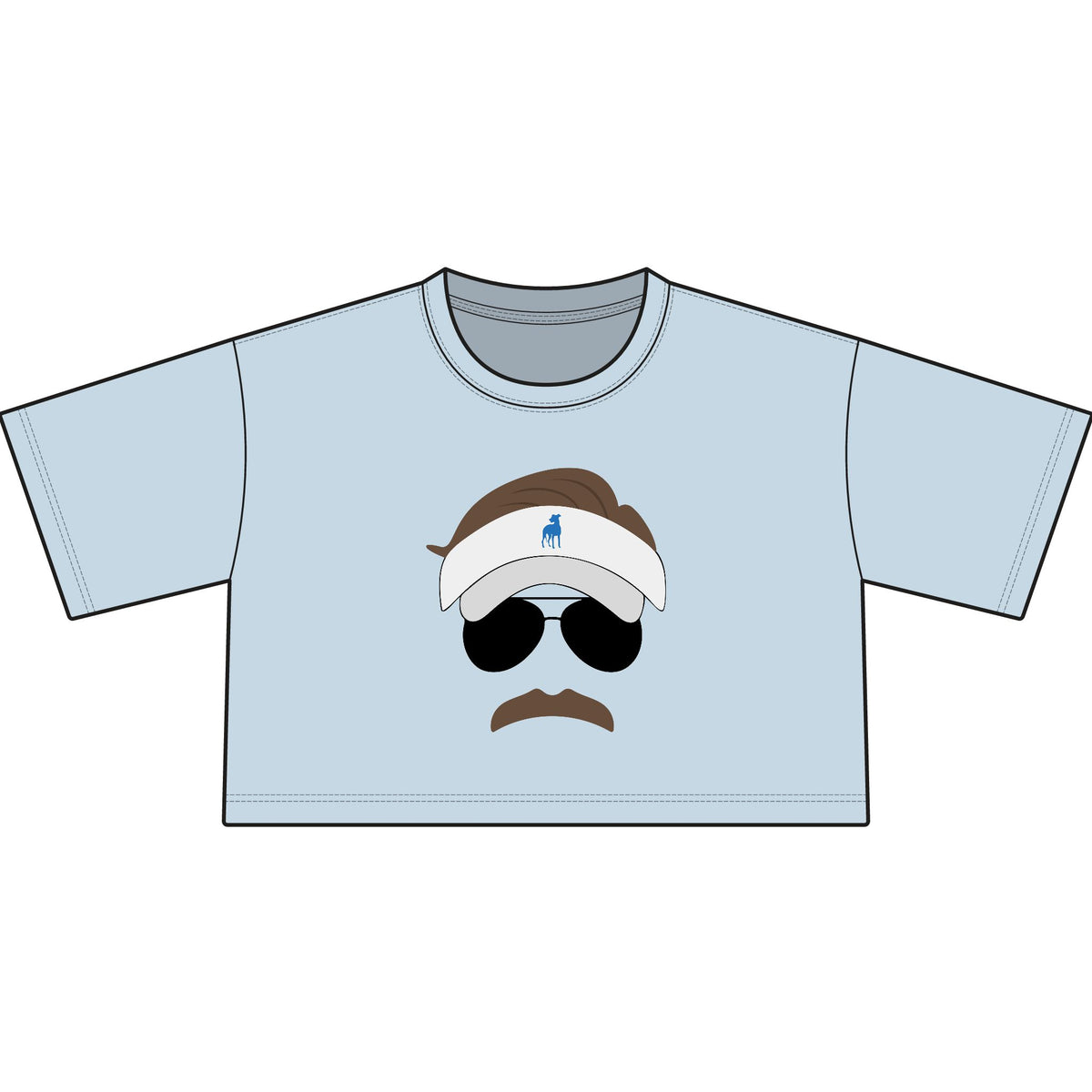Cropped T-Shirt — A.F.C. Richmond Crest Graphic