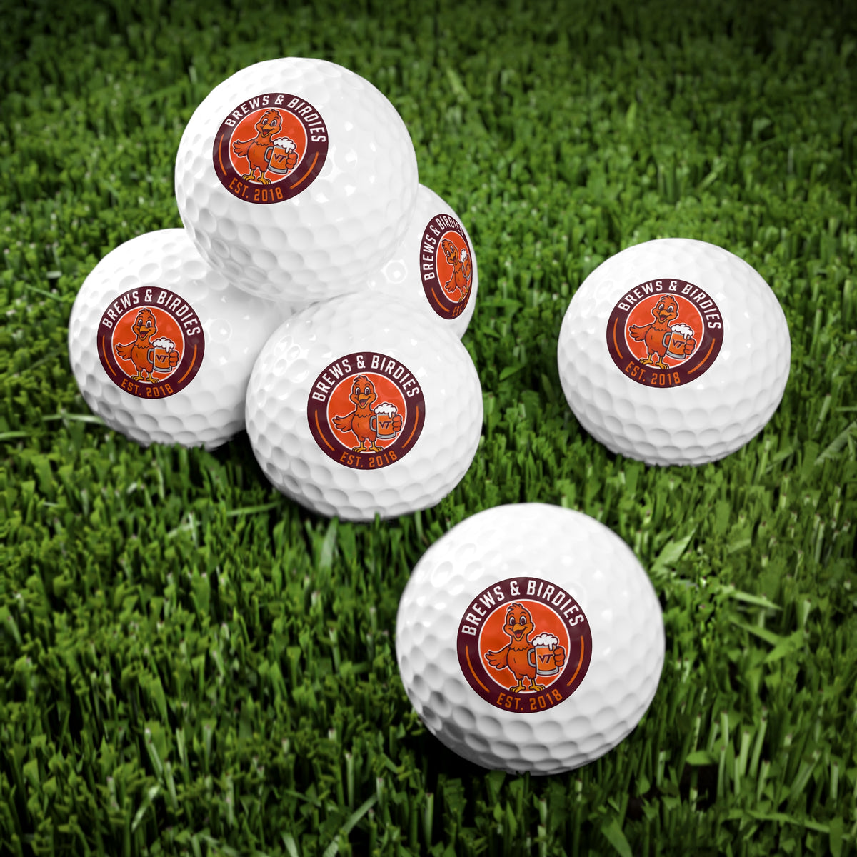 Golf Balls, 6pcs