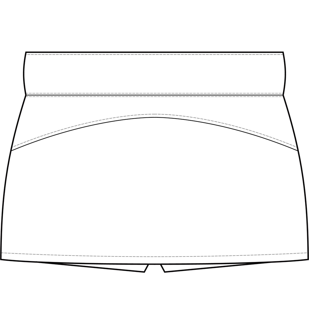 Skort — Monogrammed Circle Logo Athletic Skort