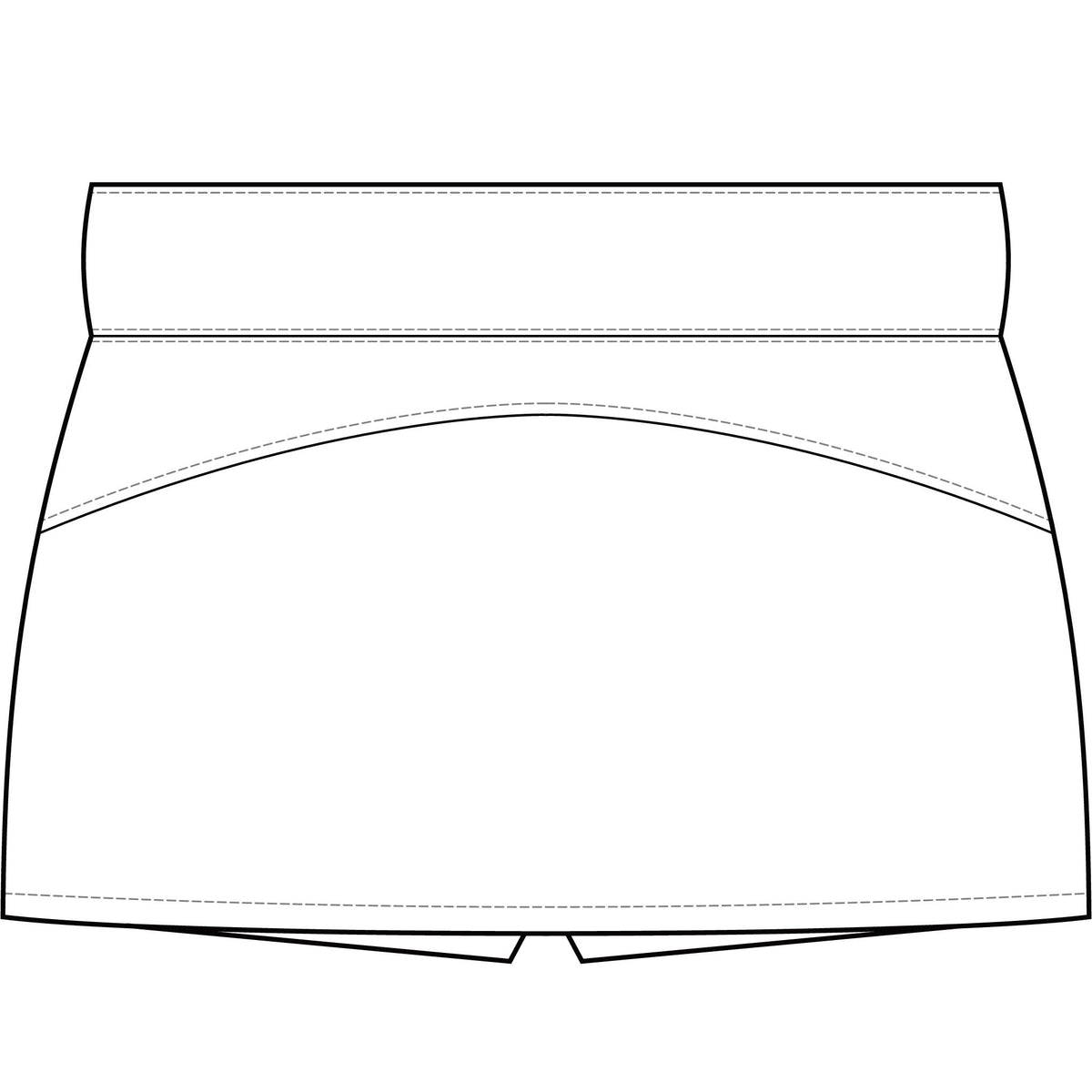 Skort — Monogrammed Circle Logo Athletic Skort
