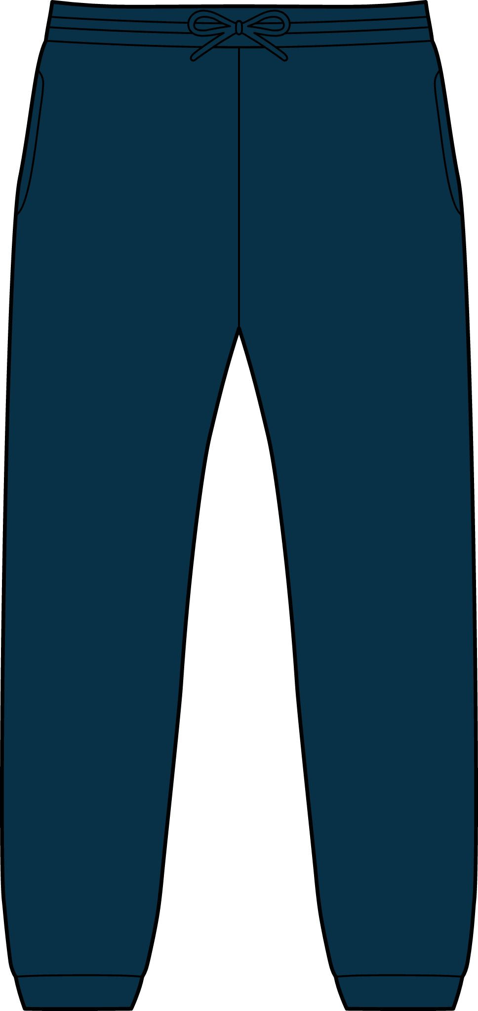 Embroidered Monogram Joggers — Minimal Circle Initials Sweatpants