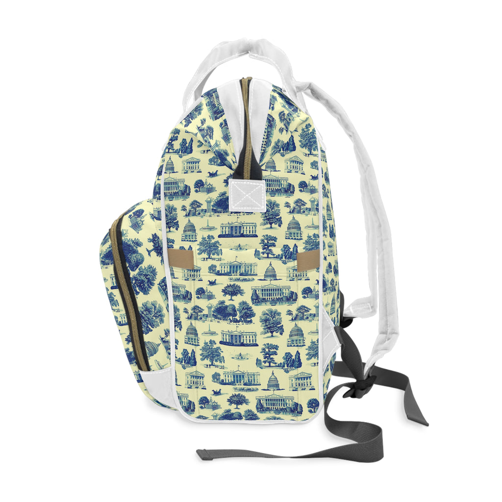 Toile Capitol Diaper Backpack — Multifunctional Baby Bag with Changing Pocket