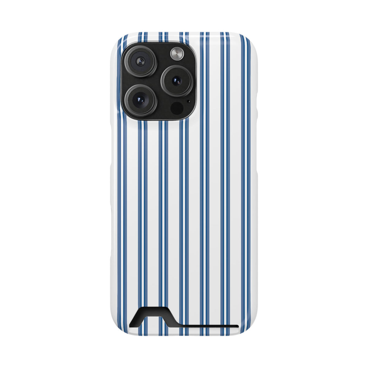 Blue Floral Card Holder Phone Case